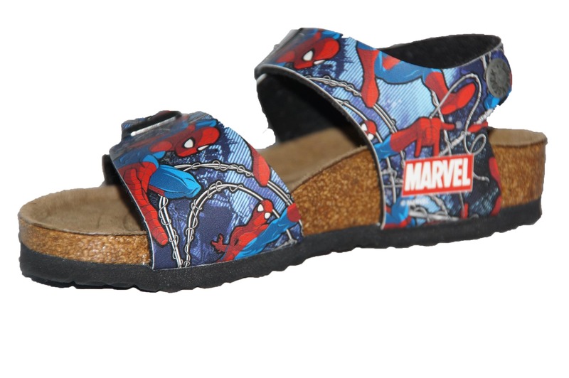 Birkenstock New York Kids BS Smal Spiderman Action Blue