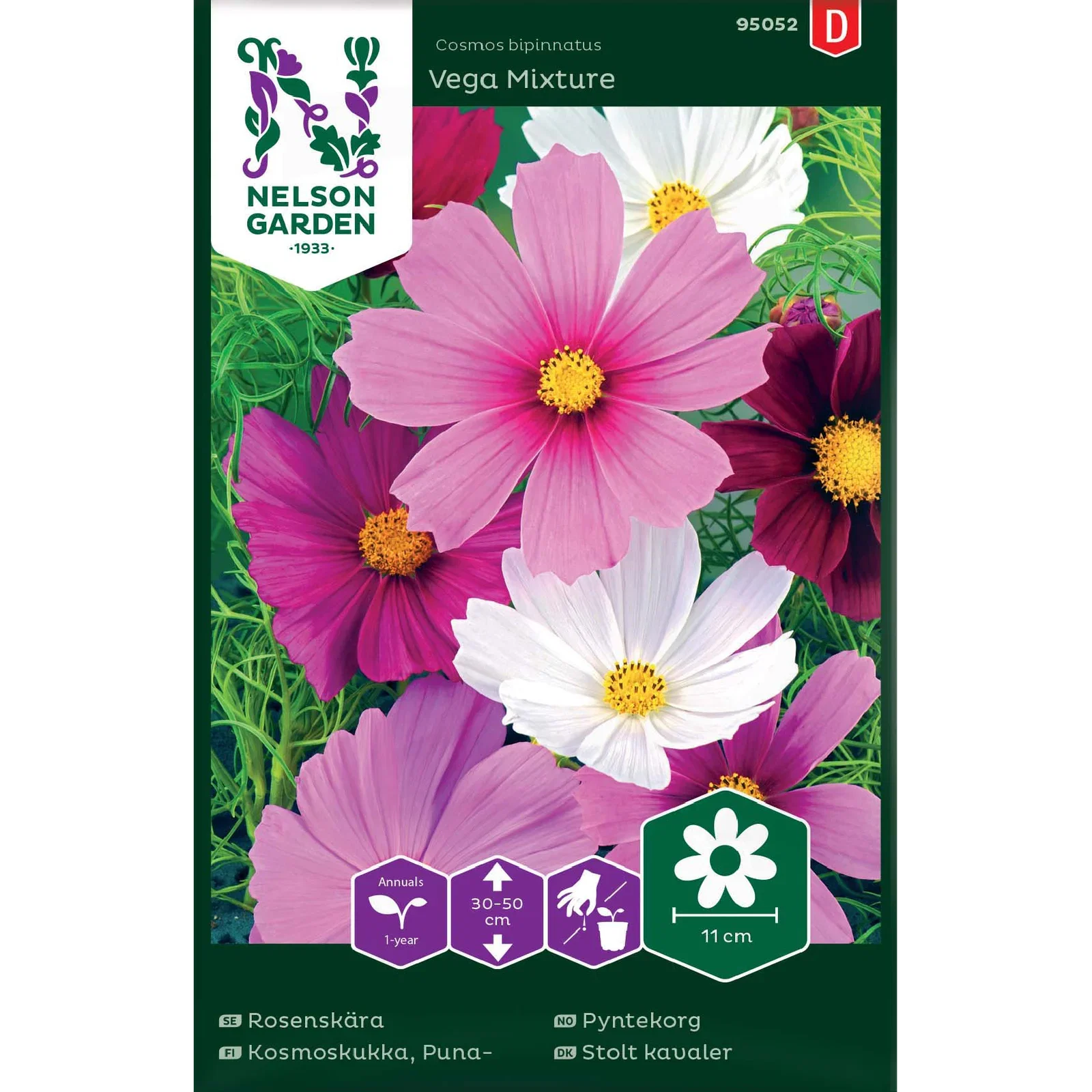 Cosmos bipinnatus Vega Mixture Pyntekorg Vega Mixture