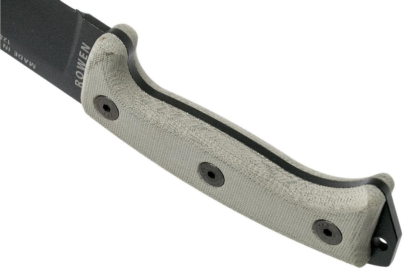 ESEE Junglas 2 Black, JUNGLAS-II survivalmes kydex schede   MOLLE-back