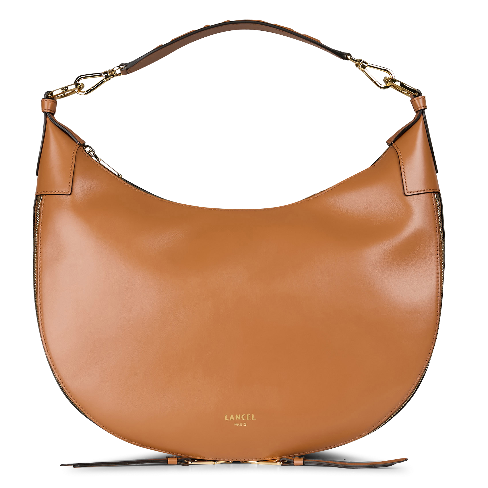 ORIGAMI M - Sac hobo en cuir| Beige