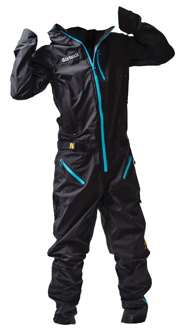 Dirtlej Dirtsuit Prime Edition heldragt med lange ben Sort
