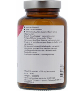 TS Choice Natuurlijke Vitamine E 400 Capsules 90CP