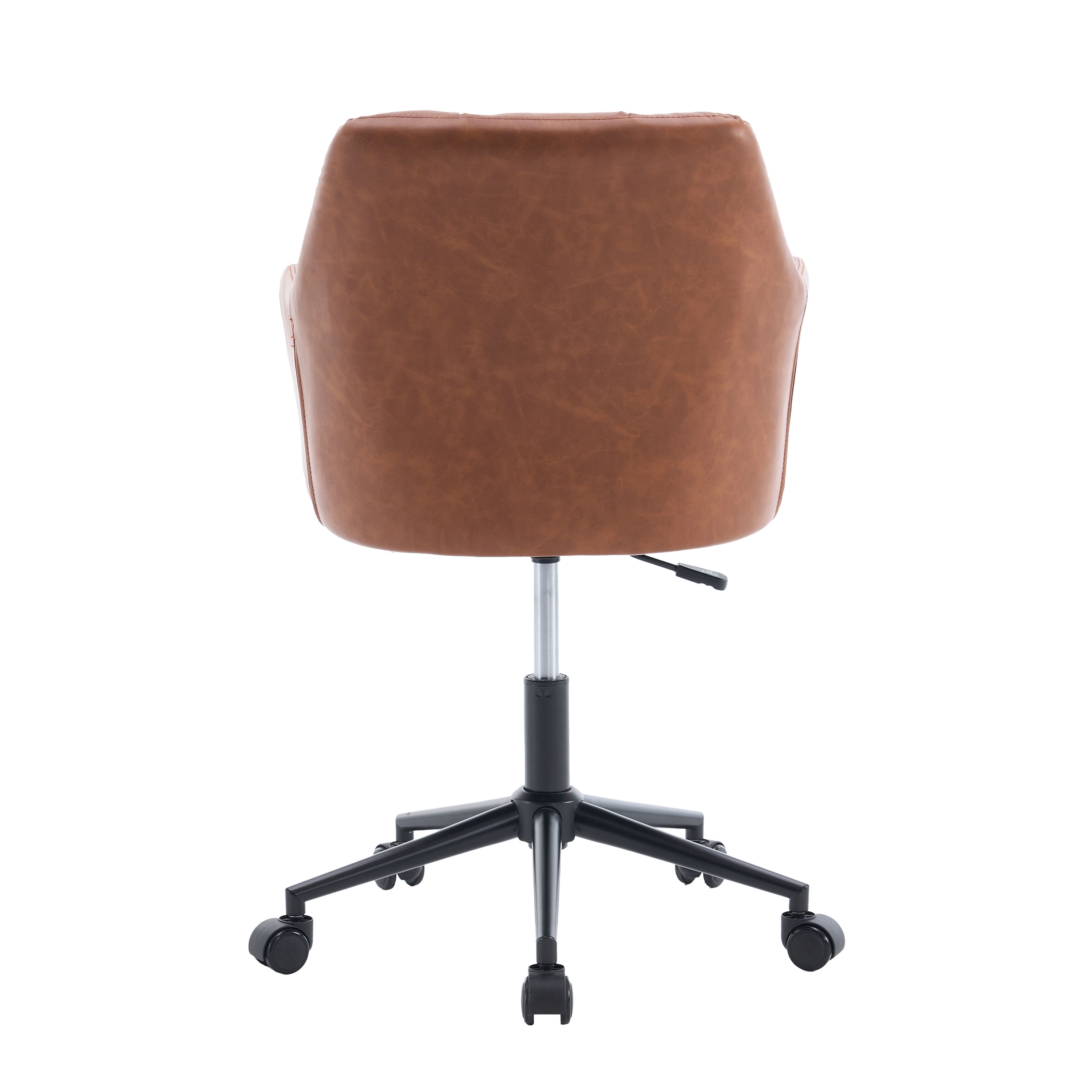 Bürostuhl Leder PORTO braun
