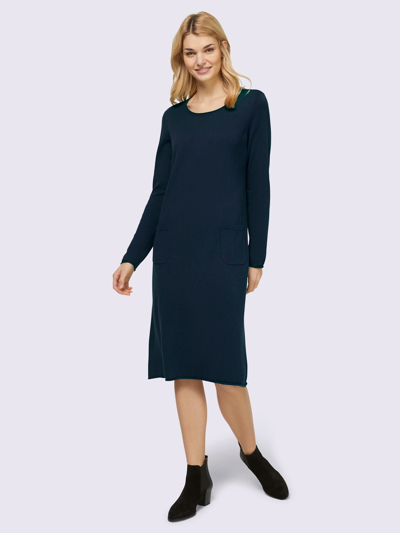Robe en tricot tricot affinant