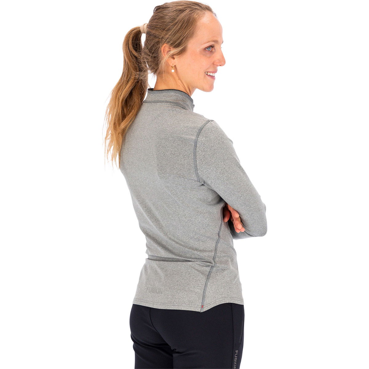 FUSION C3 Zip Neck Løbetrøje Dame