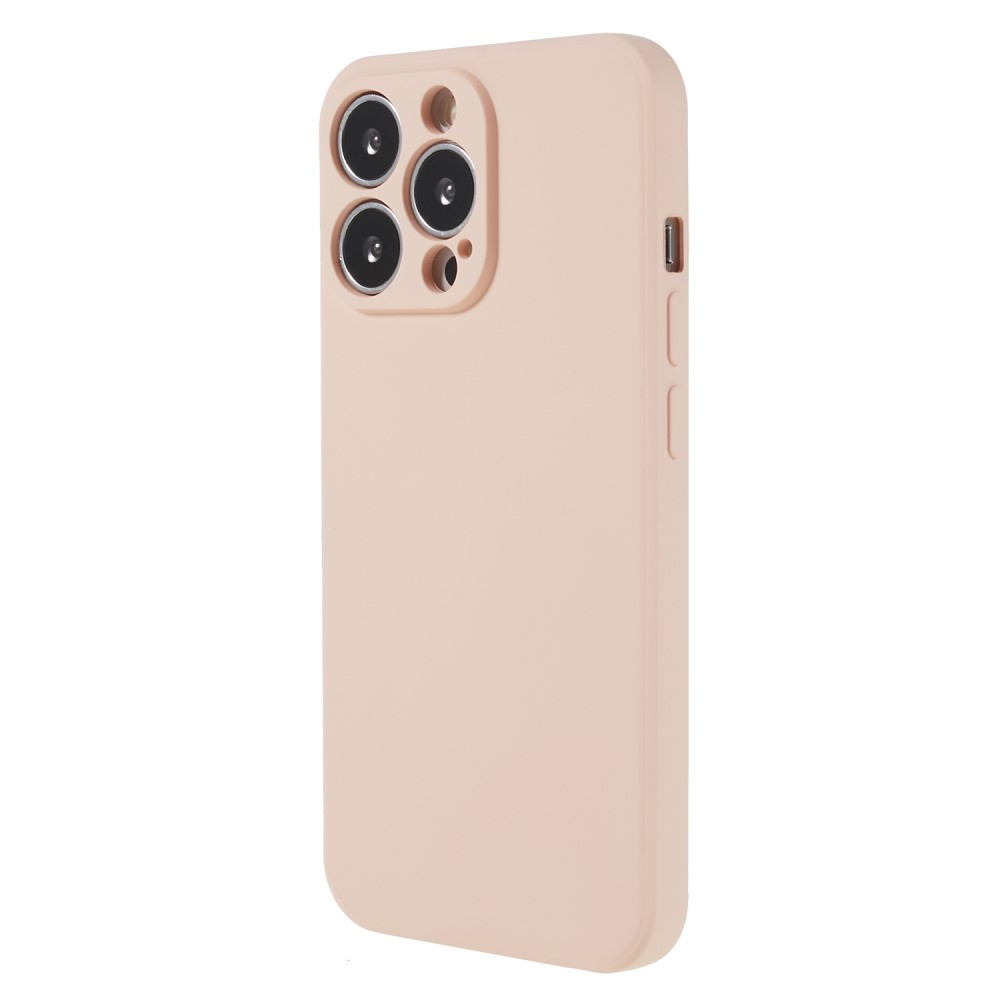iPhone 13 Pro Gummi Case Hülle mit Kameraschutz - Rosa (Matt)