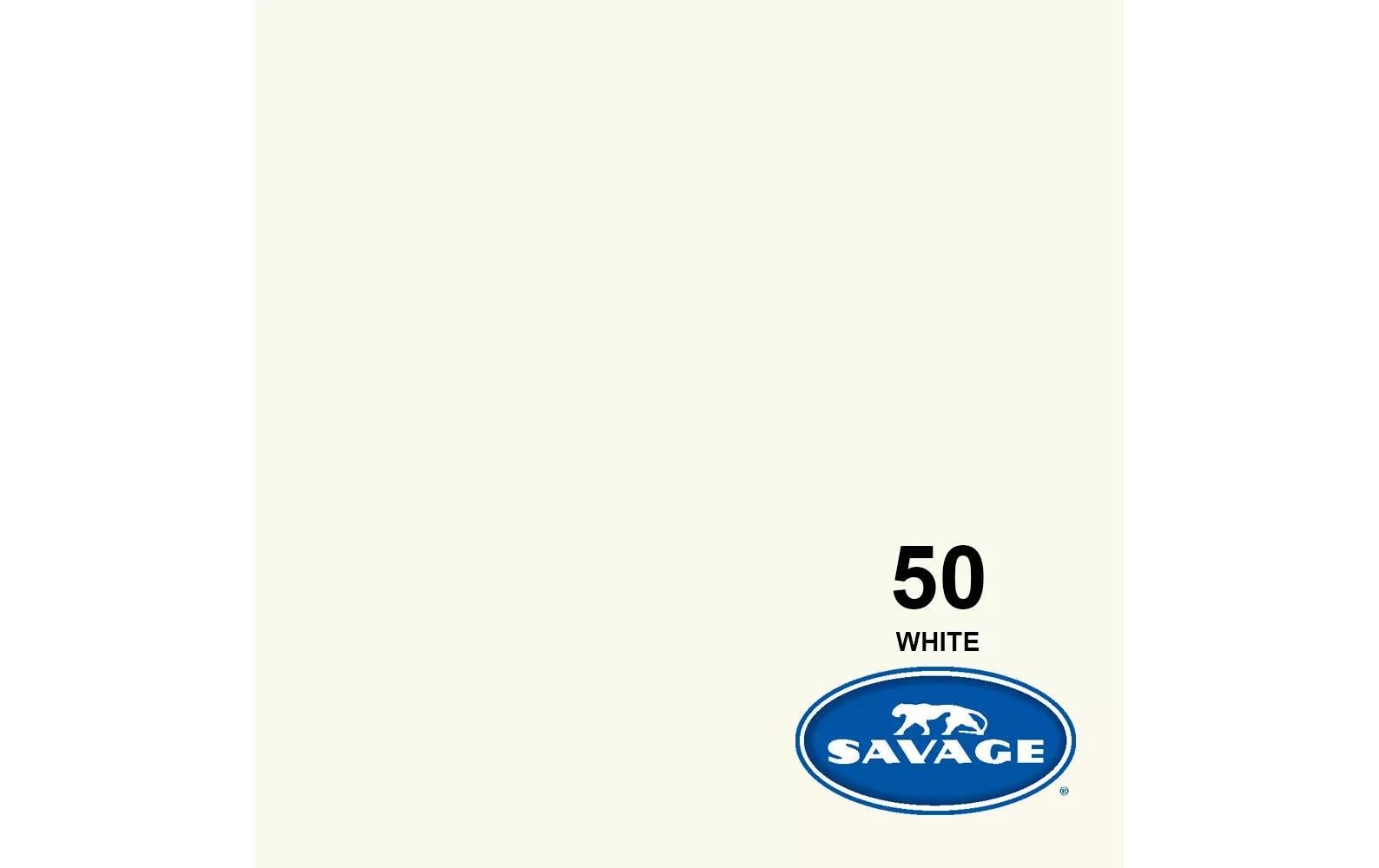Hintergrund Papier 2.72 x 11m White<br>Das Hintergrundpapier von Savage