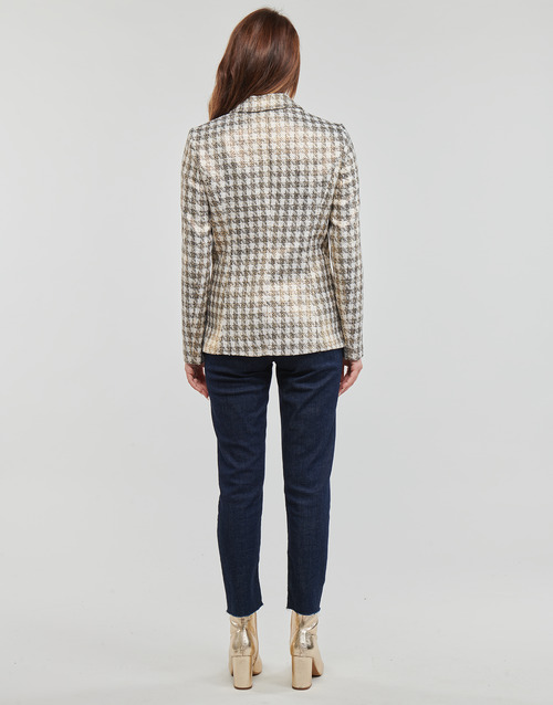 Guess - EMELIE FOILED BLAZER Beige