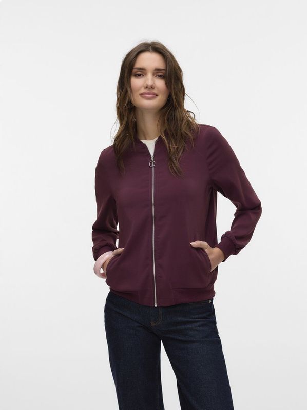 Vero Moda - Vmcoco Bomber Jack - Winetasting - Polyester - Regular Fit