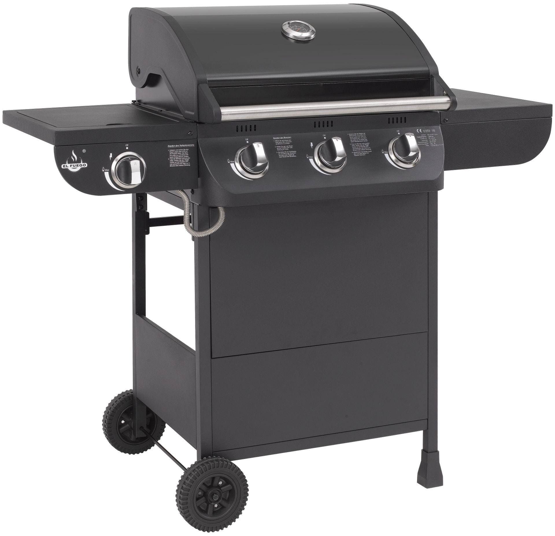 El Fuego Gasgrill Columbus 3+1
