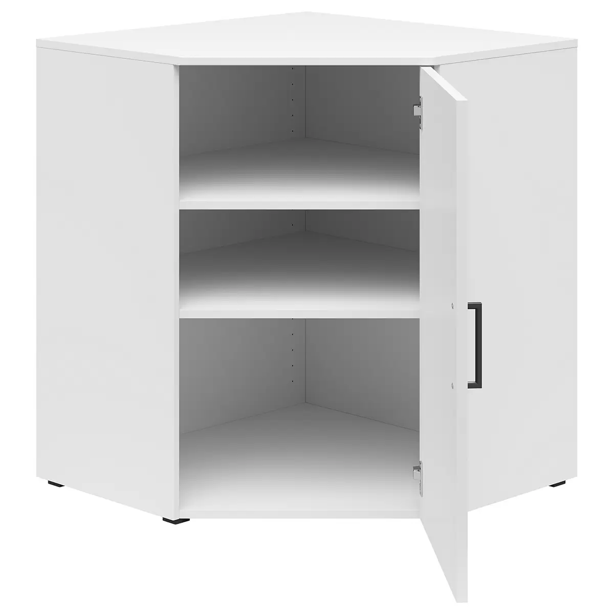Eckkommode Cabinet weiss