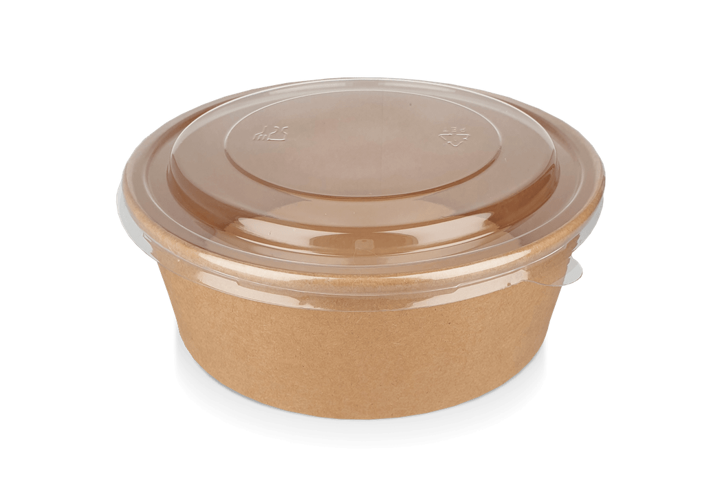 Deksel Salade Pokebowl 900ml-1300ml Ø184mm trans.