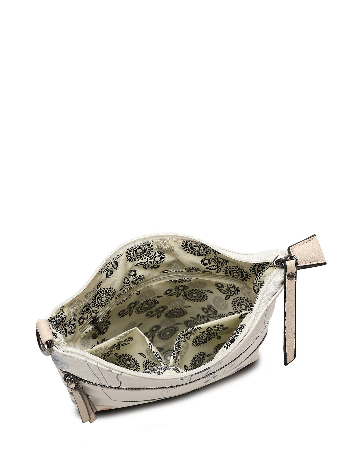 Puccini Diana Crossover Bag White Floral