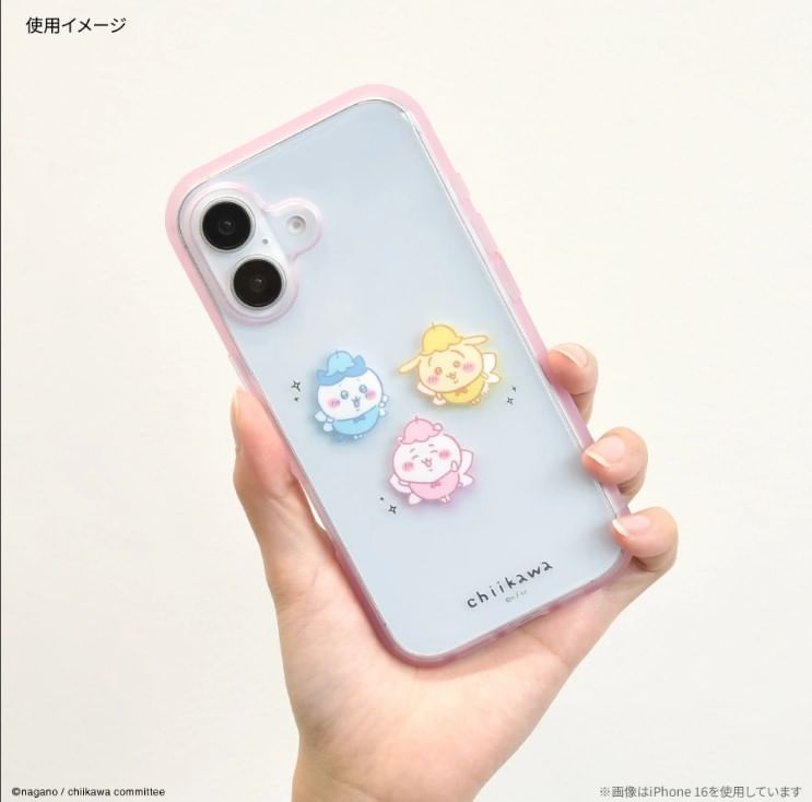 Gourmandise - Chiikawa IIIIfit doorzichtige iPhone 16 Pro-telefoonhoes