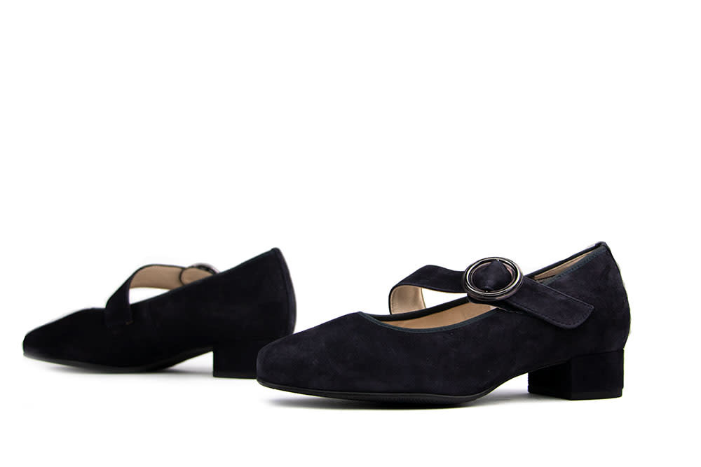 Hassia Pump met Band Ocean Suede Cordoba