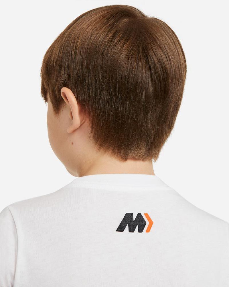 T-shirt Nike CR7 Blanc & Orange pour enfant