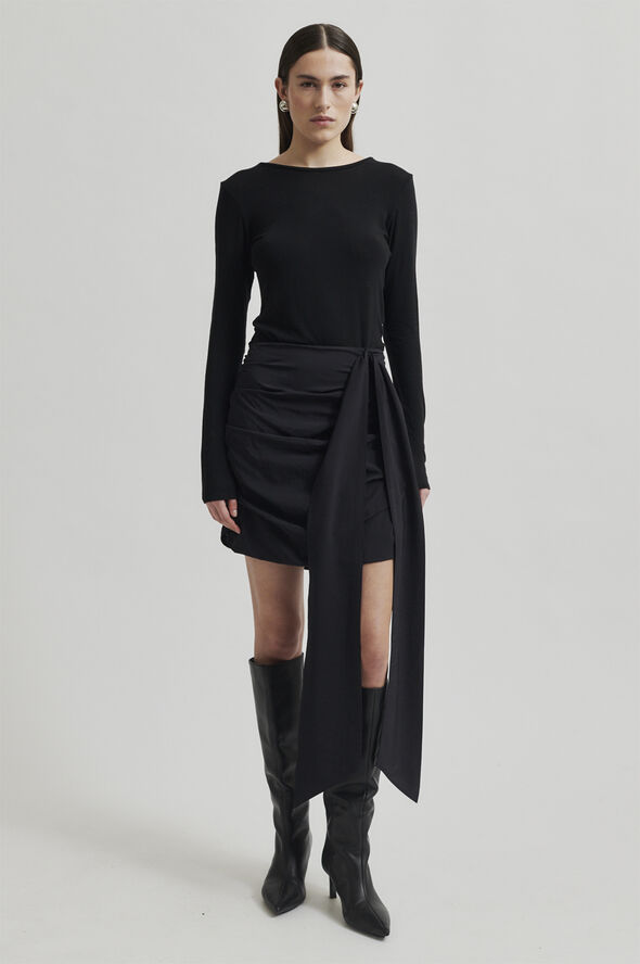 Second Female Festive Skirt Black