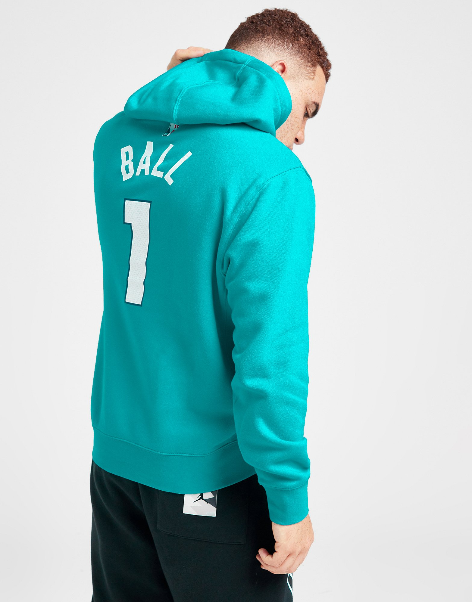 Jordan Sweat à Capuche NBA Charlotte Hornets Ball #1 Homme