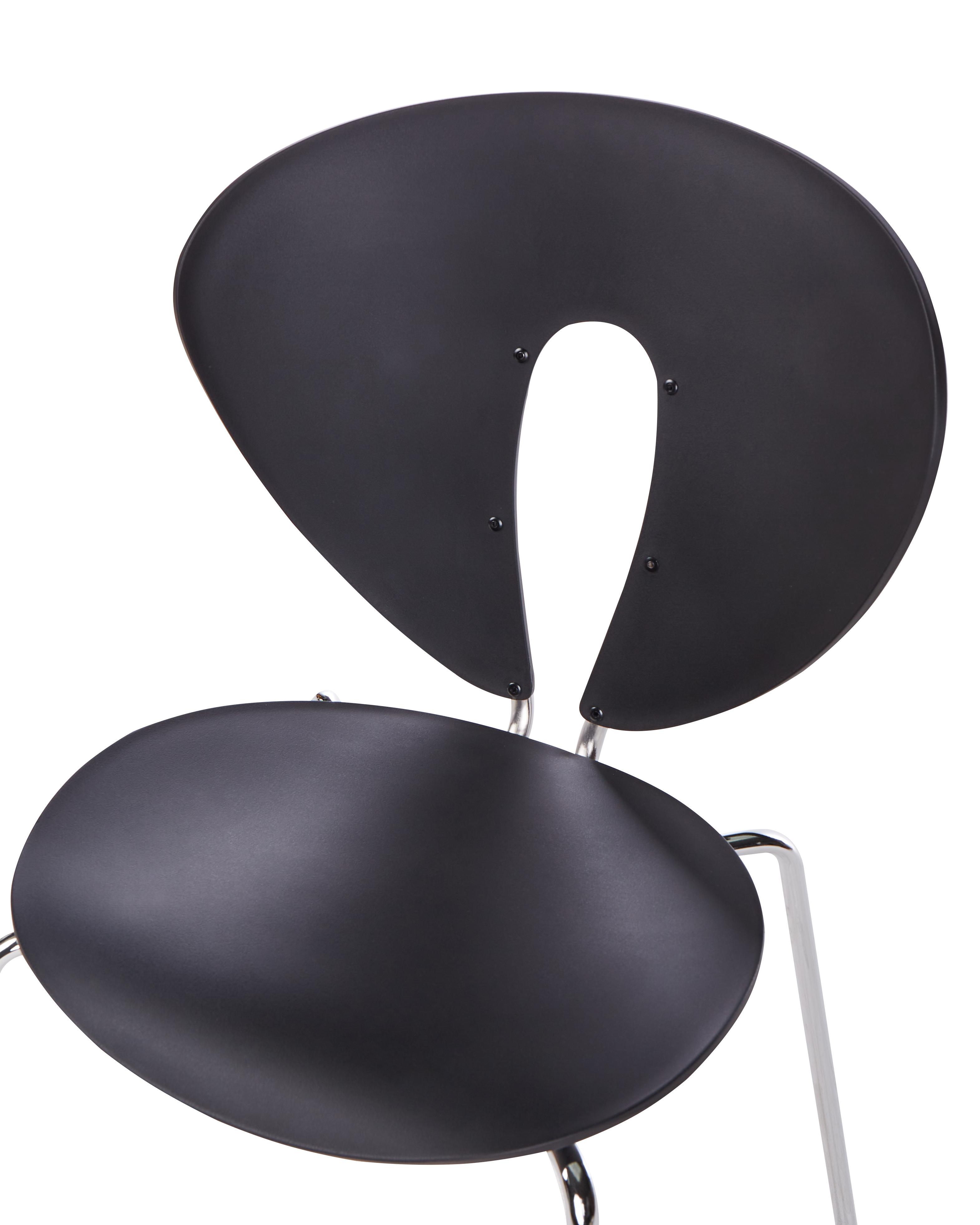Set van 2 eetkamerstoelen TRACY Zwart