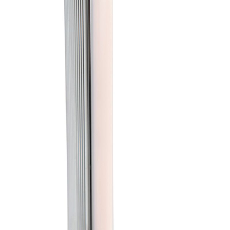 Set van 2 moderne vloerlampen LED chroom - Line-up