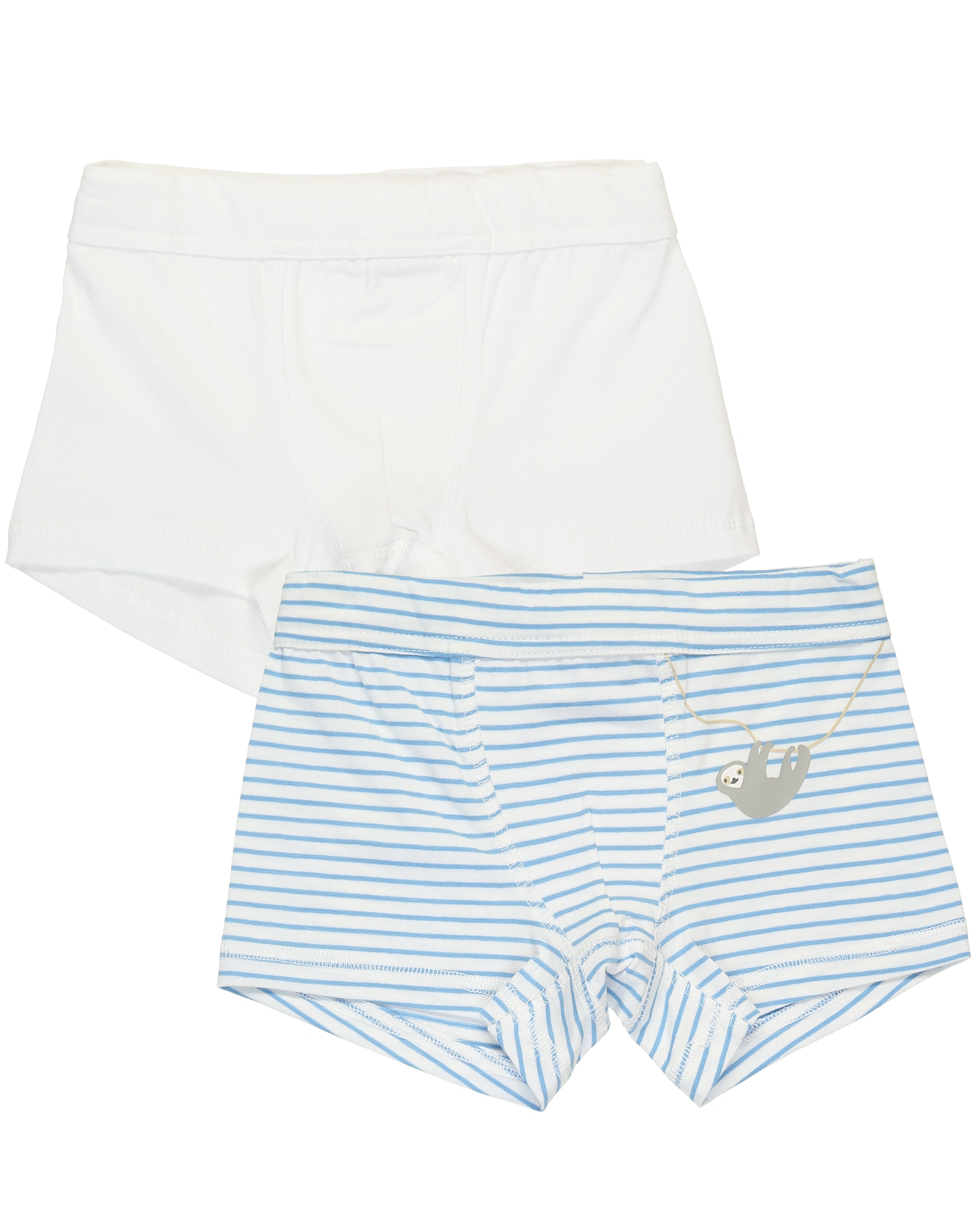 Boxershorts FAULTIER 2er-Pack in weiß/hellblau