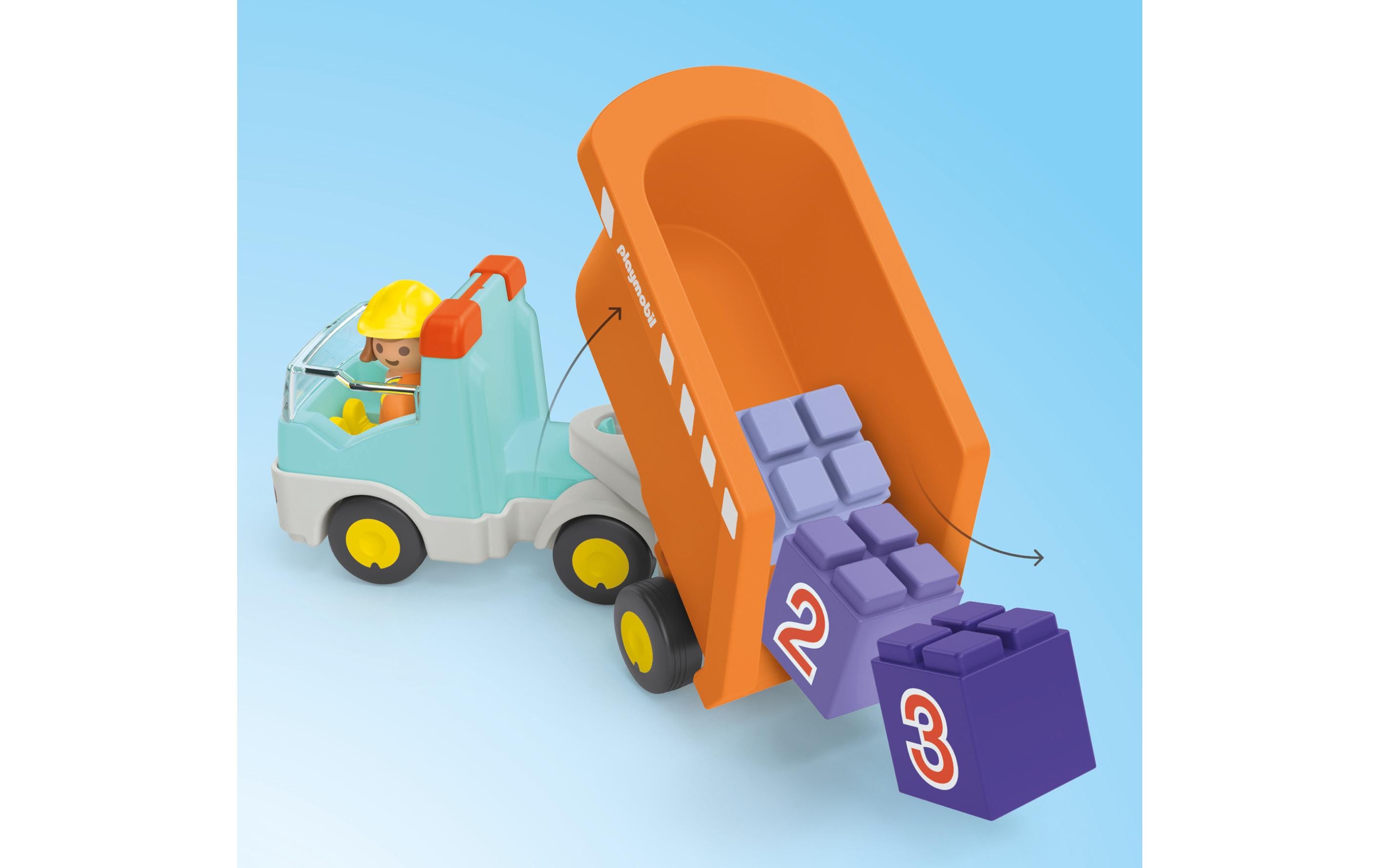 Junior Kipplaster mit Kippfunktion 71685Figuren-Set für Kinder