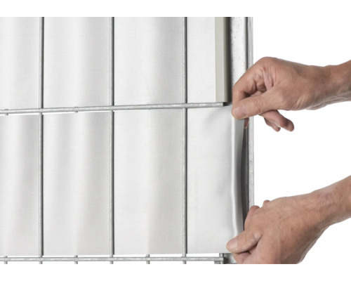 Konsta klemprofielen voor dubbeldraads gaaspanelen, 25 stuks, antraciet