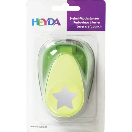 Heyda Motivstanzer Stern, XL, ca. 3,5 cm