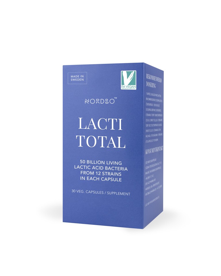 NORDBO - LactiTotal Vegansk 30 Kapsler