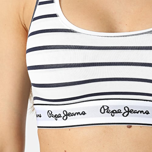 Brassière Femme Stripes PLU10927 Blanc