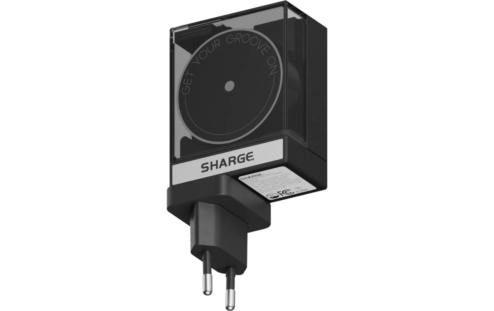 USB-Wandladegerät Retractable 65 SchwarzEinziehbares Kabel, klappbare Stecker, 65 W maximale Leistung