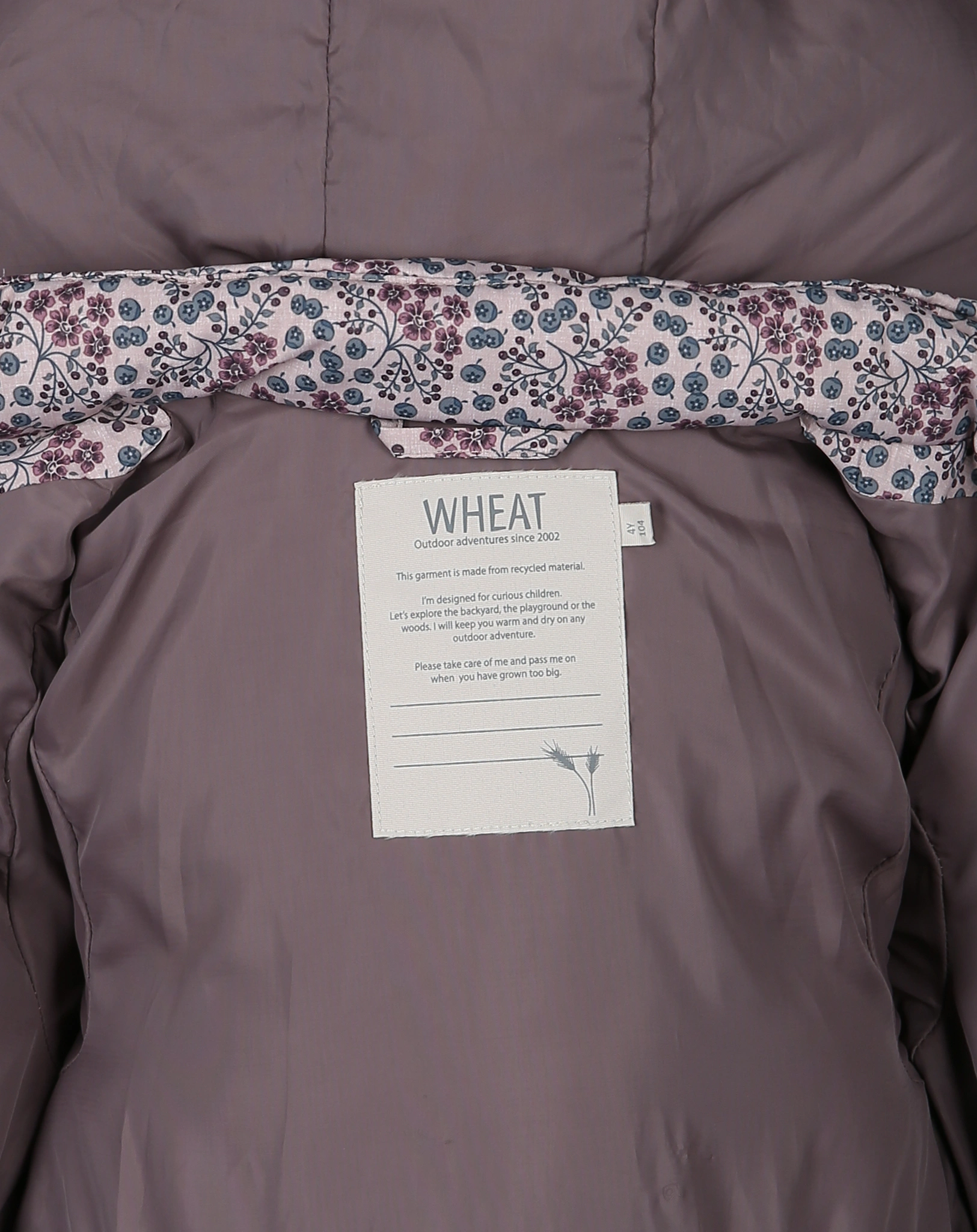 Steppjacke KARLA BERRIES in pale lilac