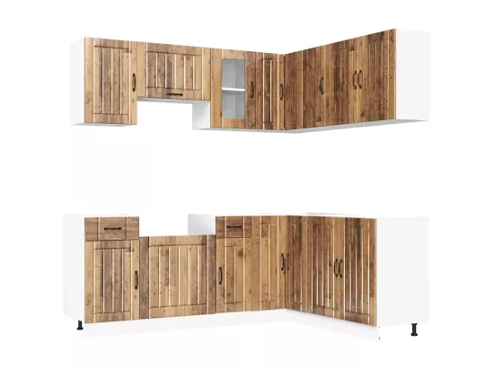 Ensemble d'armoires de cuisine 11 pcs Kalmar bois d'ingénierie