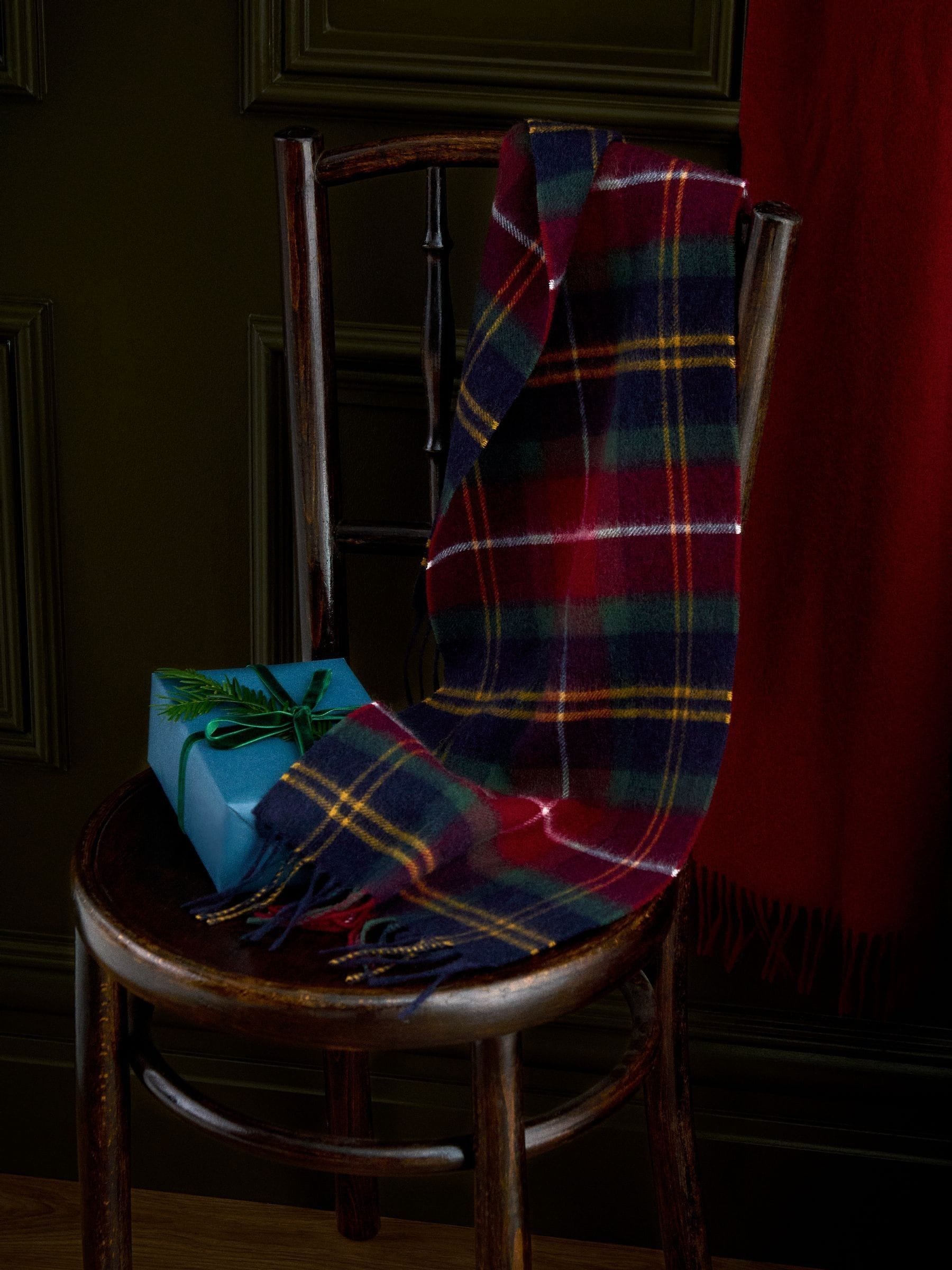 Barbour® Tartan Wool Cashmere Blend Scarf