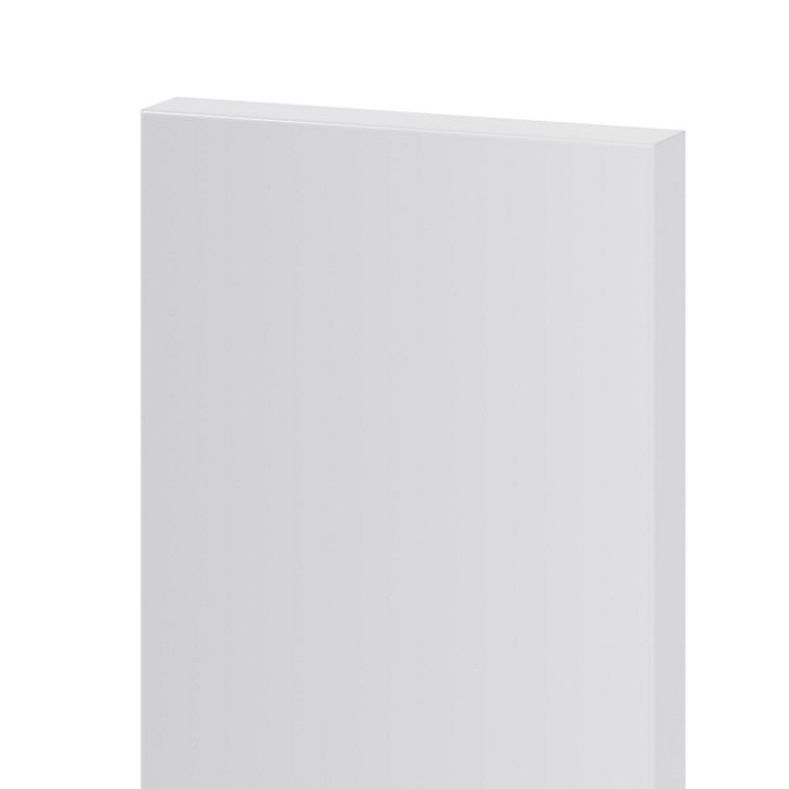 Bandeau de four Garcinia gris clair brillant l. 59,7 cm x H. 11,5 cm GoodHome