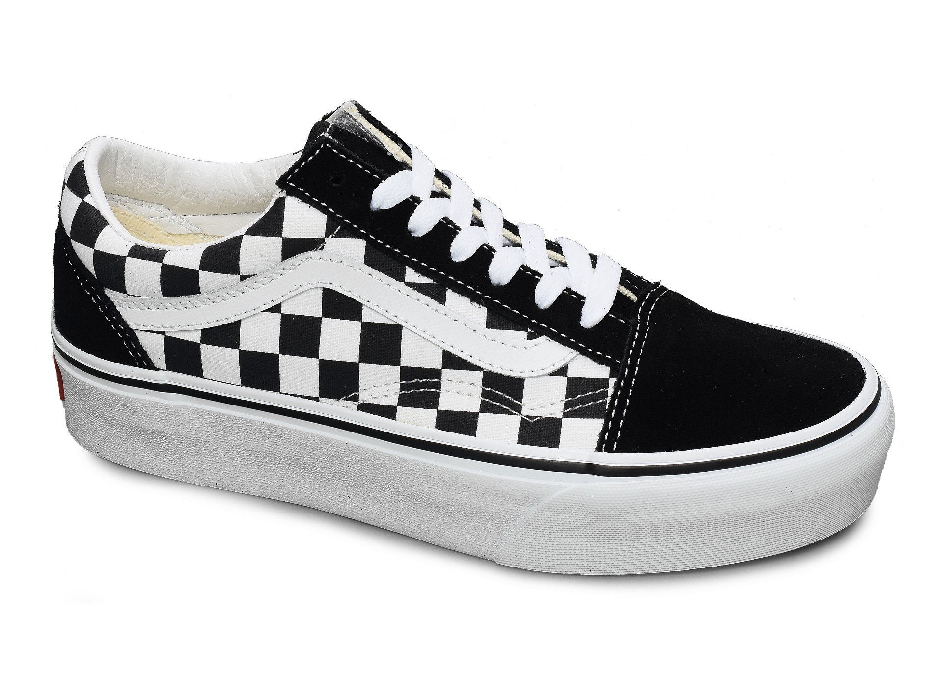Ua old skool platforme noir blanc
