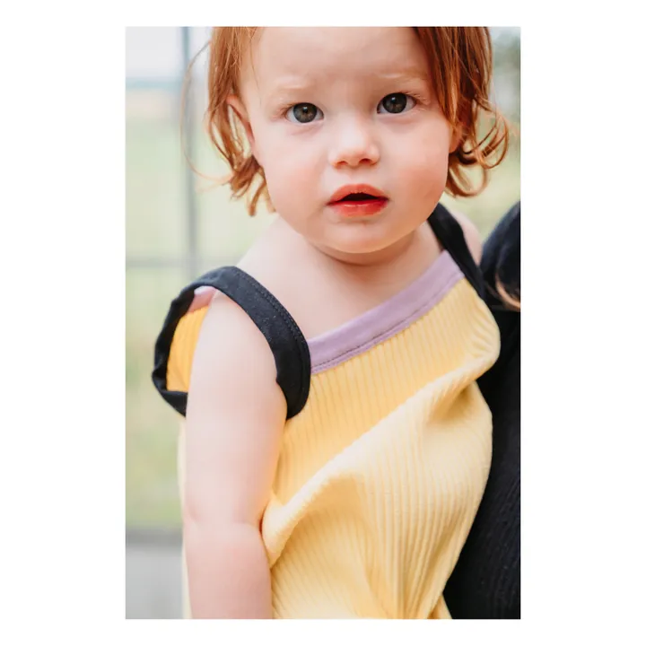Bonnie & The Gang Combishort Kit Coton Bio | Jaune