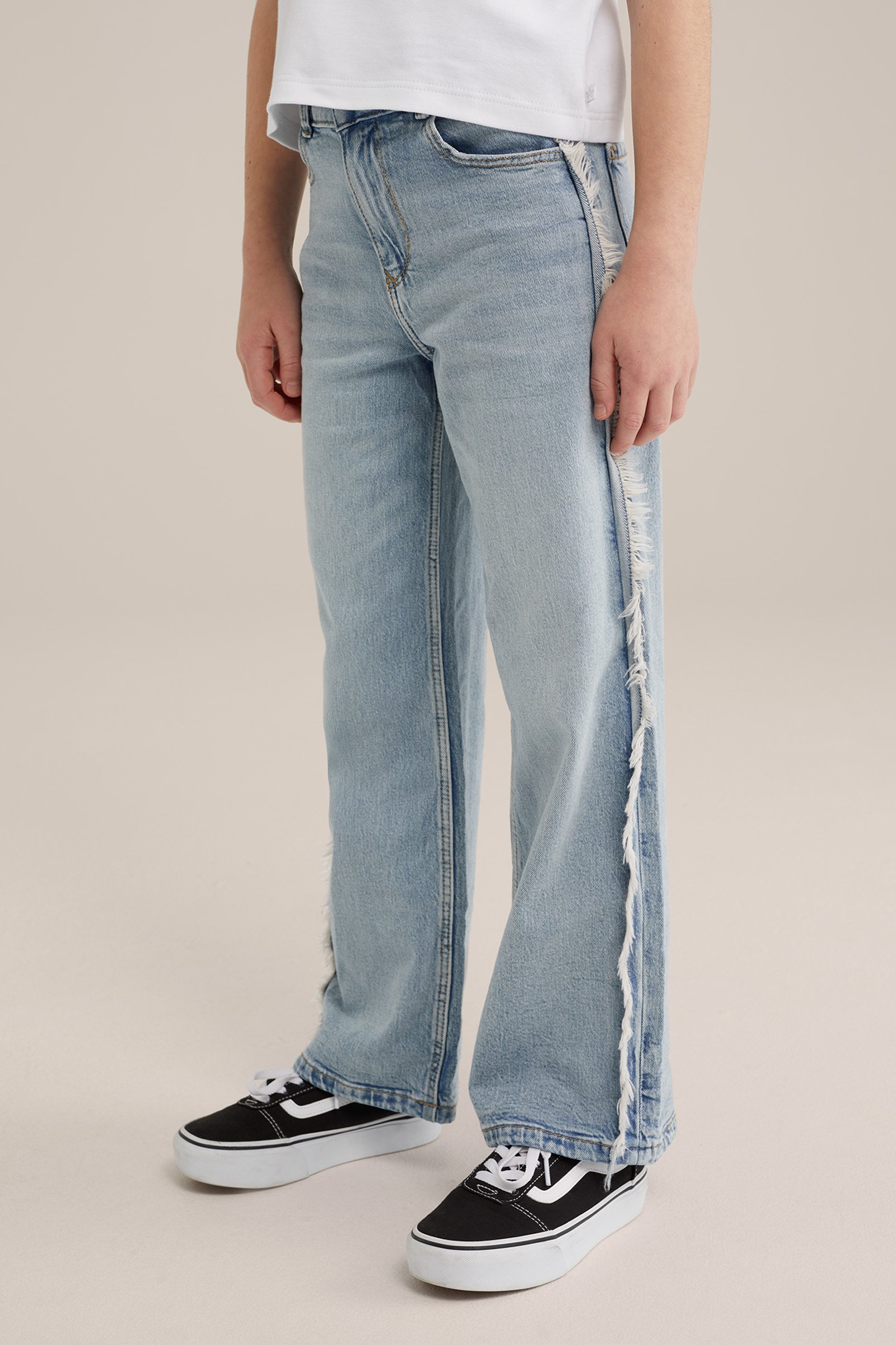 Meisjes wide leg jeans Blue Ridge Lichtblauw