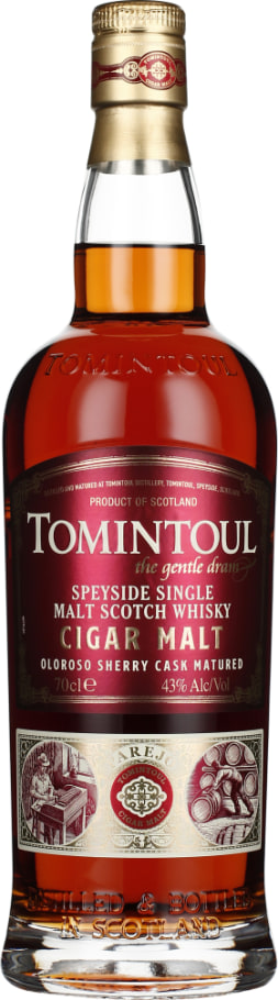 TOMINTOUL CIGAR MALT OLOROSO SHERRY CASK 70CL