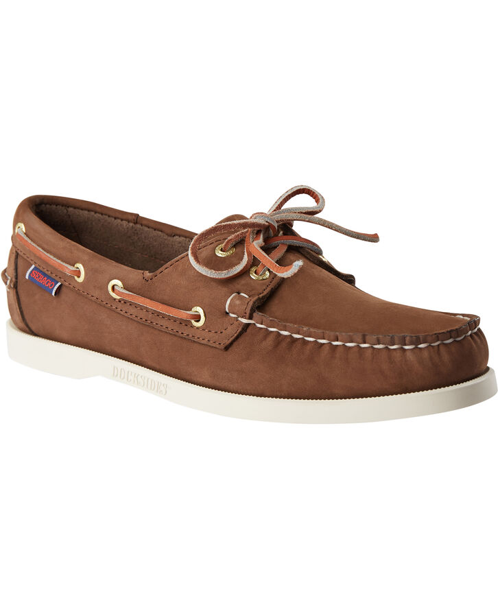 Sebago Docksides Portland Nubuck Brown