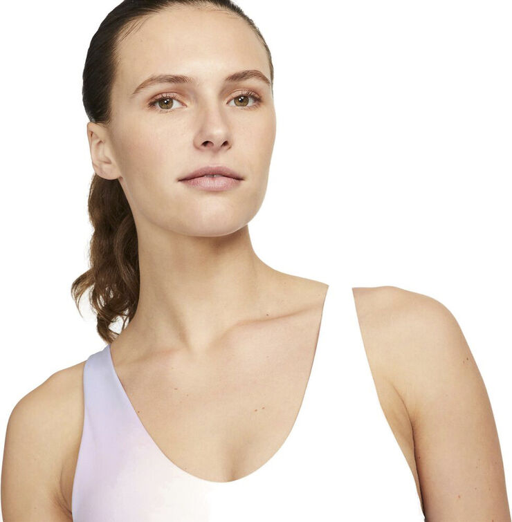 Nike Indy Plunge Cutout Medium Support Sports Bh Blå