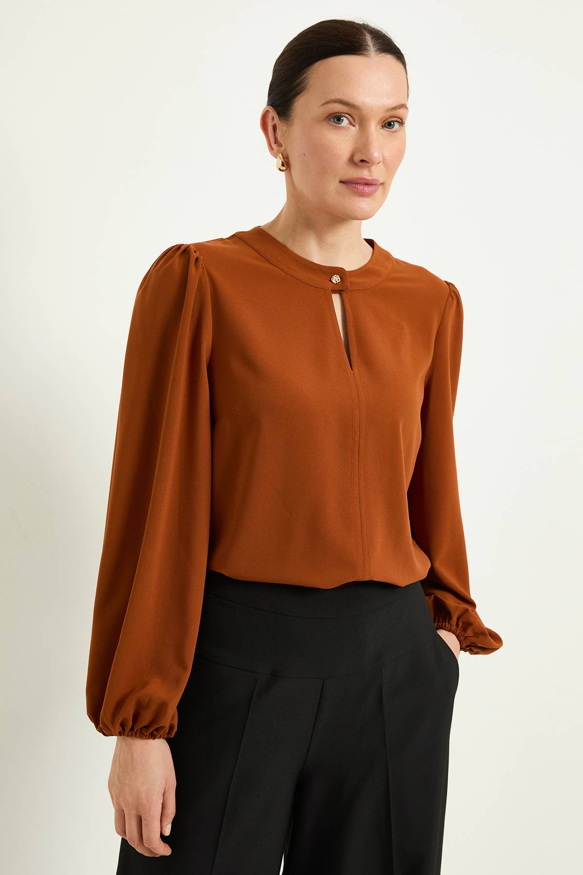Wallis Chemisier À Découpe Goutte D'eau Avec Détails Boutonnés