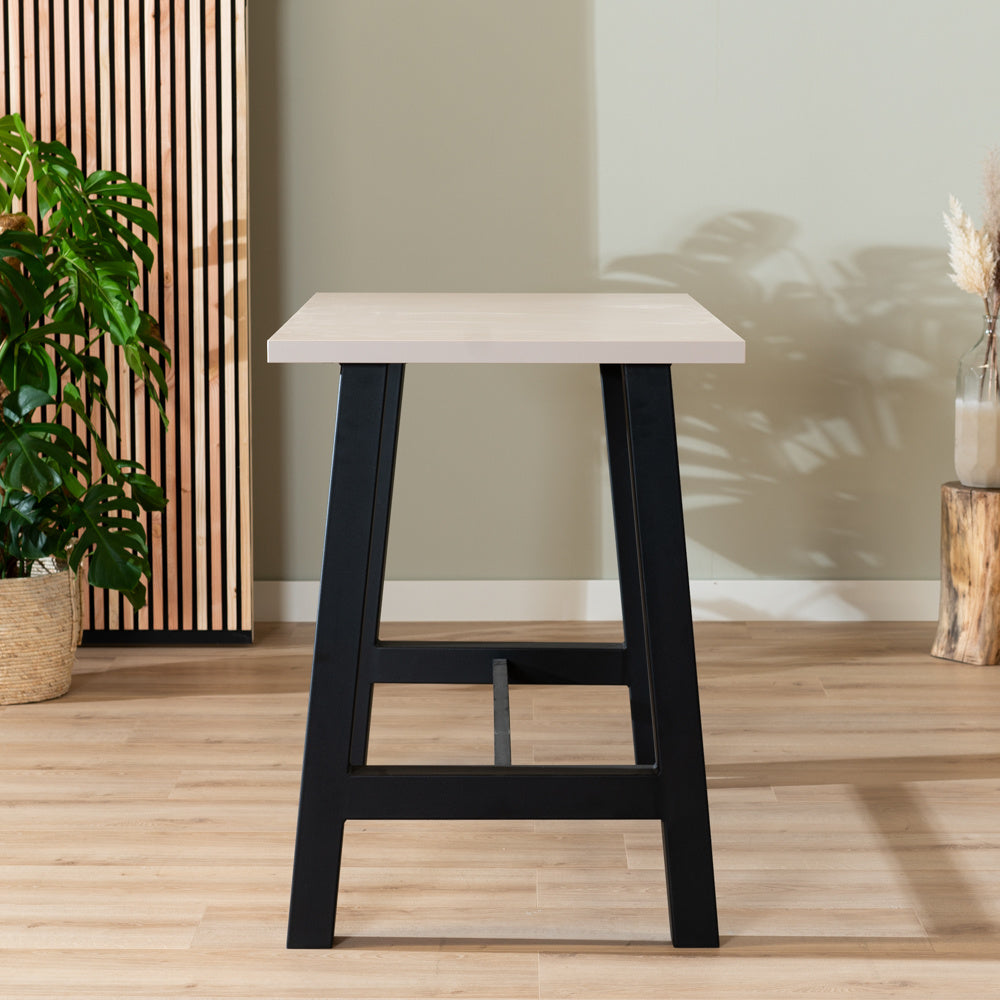 Bronx71 Bartafel Disa melamine beige 140 x 80 x 109 cm