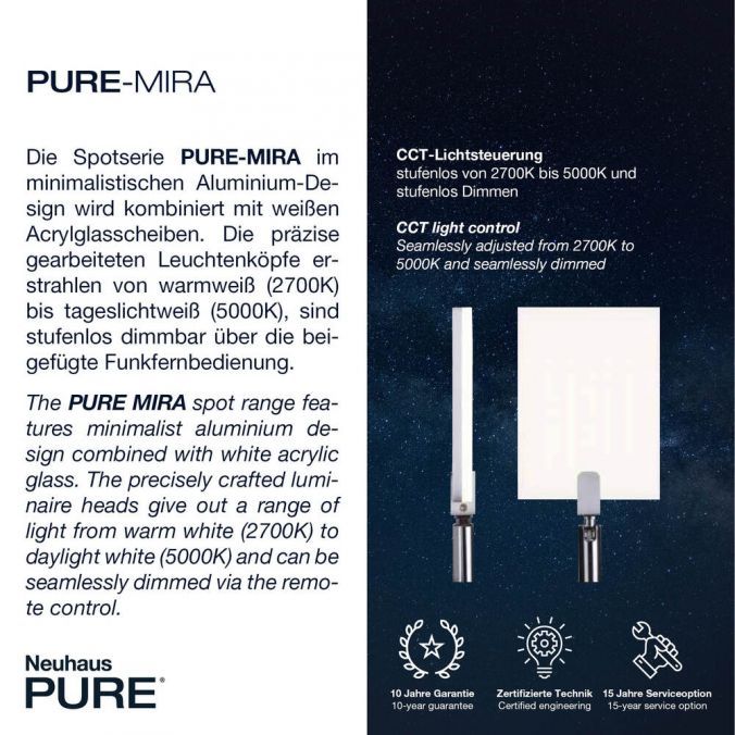 LED-Deckenleuchte Pure-Mira
