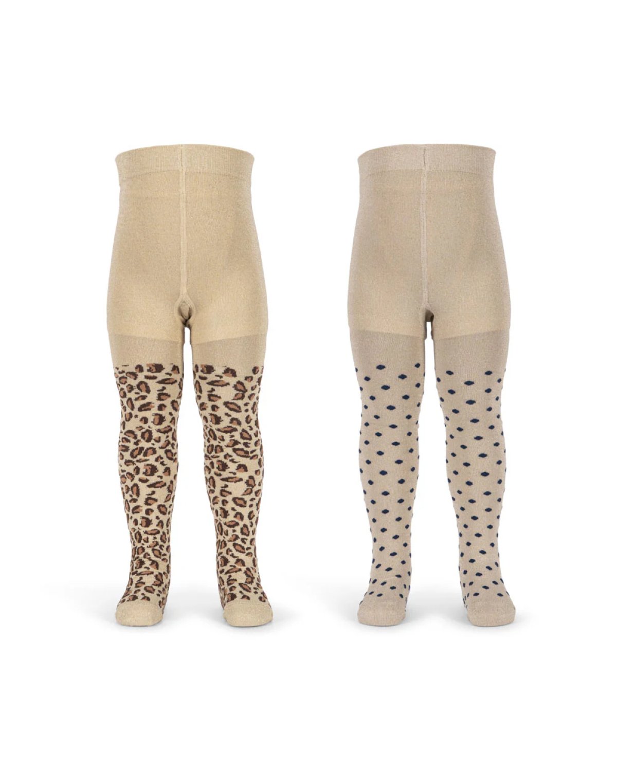 Strømpebukse m/ Glitter – Bomullsblanding | 2pk Tights