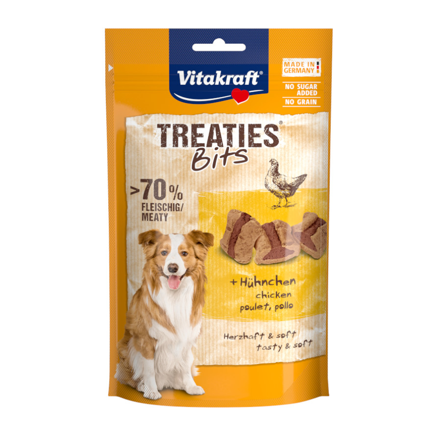 Petiscos para cães Vitakraft sabor frango, 120g