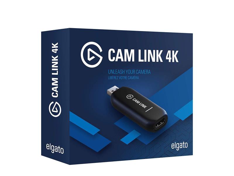 Elgato Videospiel-Rekorder Cam Link 4K Live-Streamen und Aufnehmen mit DSLR, Action Cam oder Camcorder