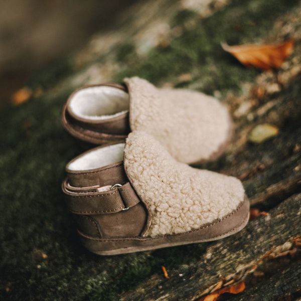 Baby Dutch Teddie Babyboots - S - Brown