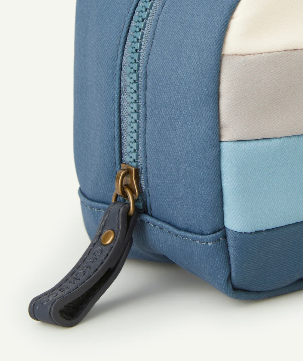 GRECH & CO.TROUSSE BLEUE IMPERMÉALE ENFANT EN FIBRES RECYCLÉES