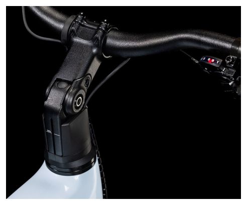VTC Électrique Cube Kathmandu Hybrid One 800 Shimano Cues 10V 800 Wh 700 mm Blanc Bleu Polar 2025